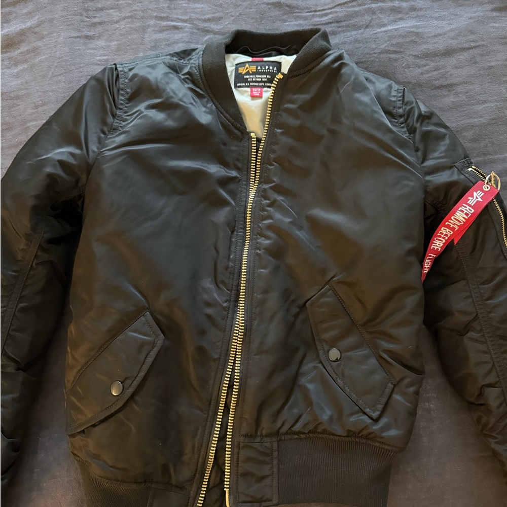 Alpha Industries Classic Black Bomber Jacket